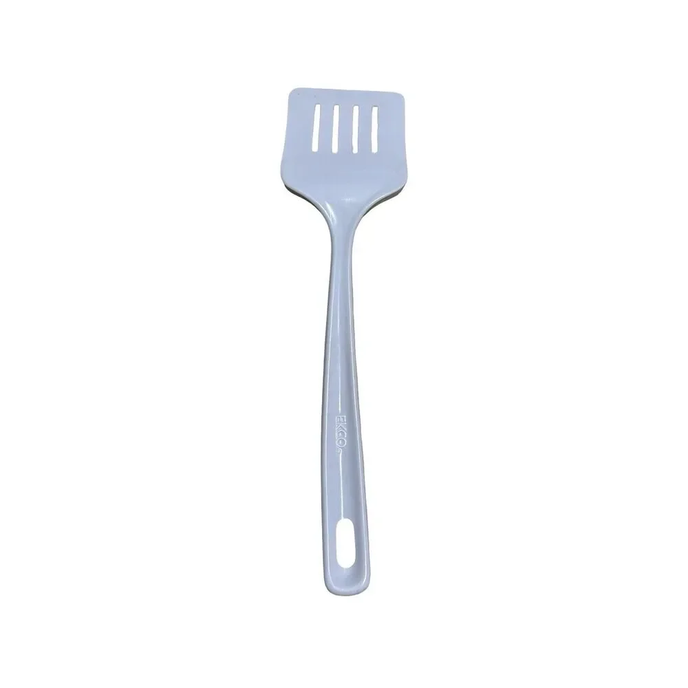 Vintage White Ekco melamine spatula 4 Slotted 10 Inch